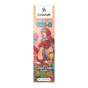 THCB 1ml Vape – Canapuff - Candy Cane Kush