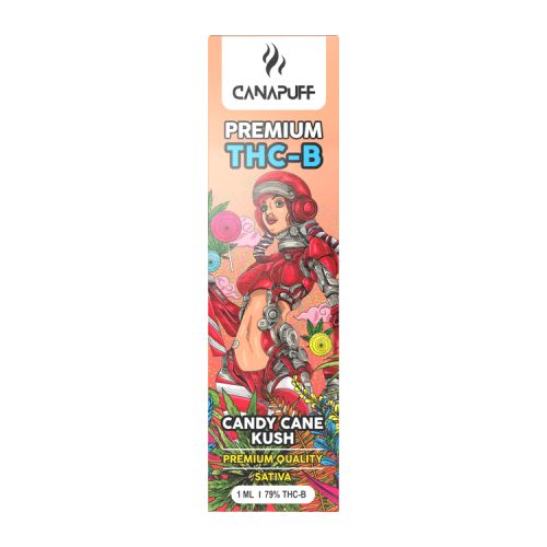 THCB 1ml Vape – Canapuff - Candy Cane Kush
