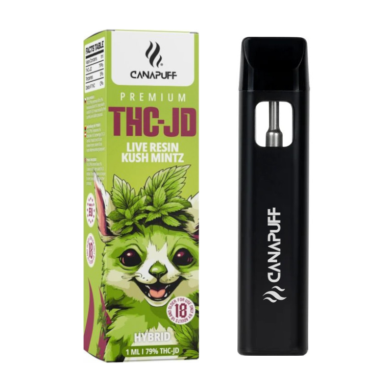 THC-JD Vape – Kush Mintz - 79% 1ml - Vapecan