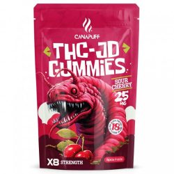THC-JD 25mg - Canapuff Sour Cherry Gummies